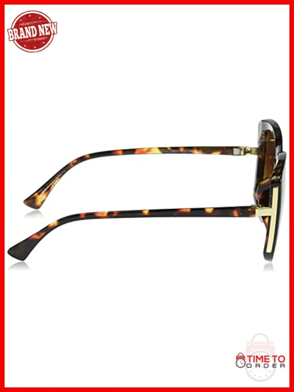 UV Protective Square Sunglasses with Microfiber Pouch